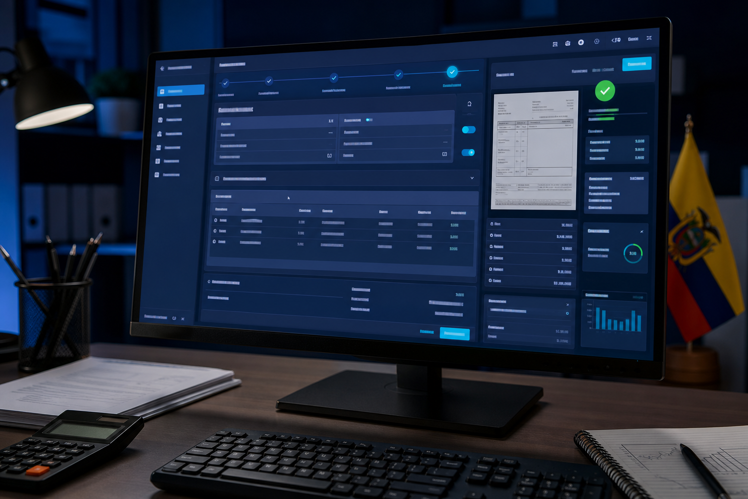 Sistema empresarial para emisión y control de facturación electrónica